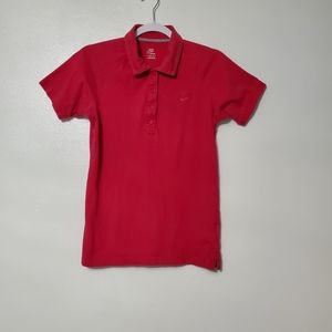 Women's Nike Shirt With Collar Sports Gear Women's Medium Shirt